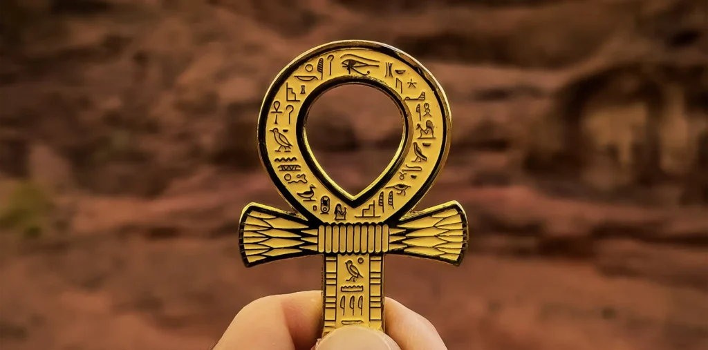 Egyptian Ankh symbol representing the Journey of Mankind and life energy