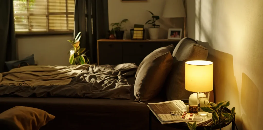 A calm nighttime scene representing energy, rest, and spiritual well-being