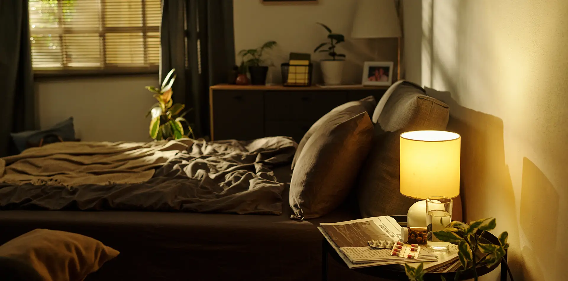 A calm nighttime scene representing energy, rest, and spiritual well-being