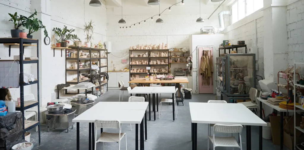 A peaceful workshop setting focused on love, peace, and conscious discussion