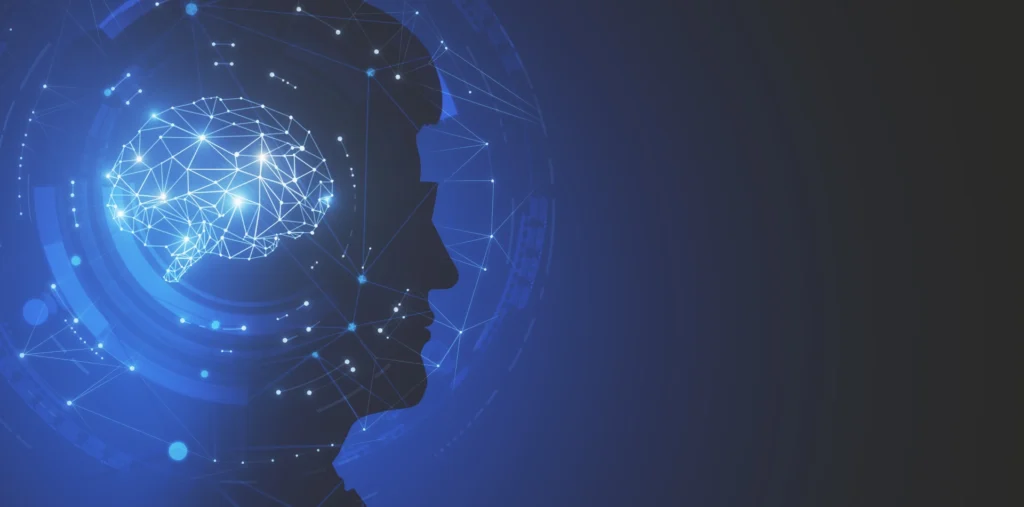 Glowing human silhouette surrounded by cosmic light representing consciousness and spiritual awakening