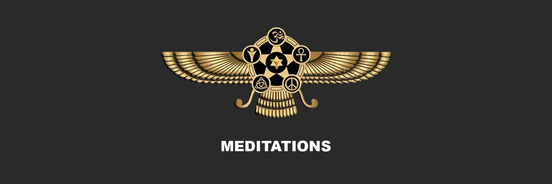 Meditations Hero with letters